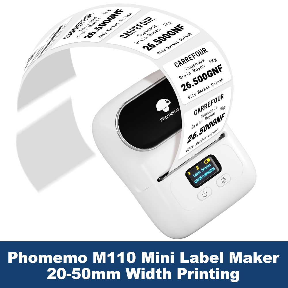 Commercial Label Printing Machine - Принтер этикеток Phomemo M110, устройство для