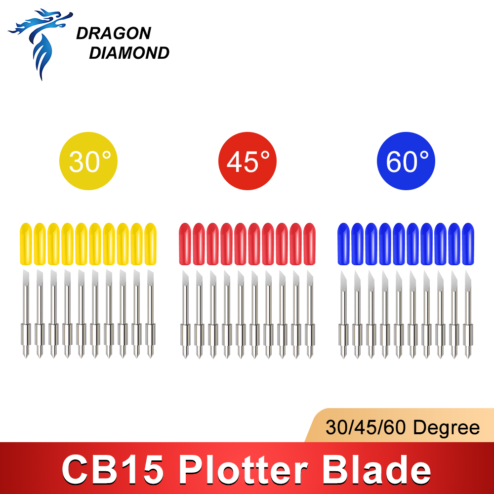 Vinyl Cutter Plotter - DRAGON DIAMOND 5 шт. 30/45/60 градусов