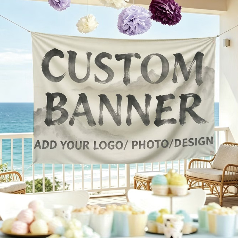 Commercial Printing In Photoshop - Индивидуальные флаги-баннеры подходят для церемонии открытия,