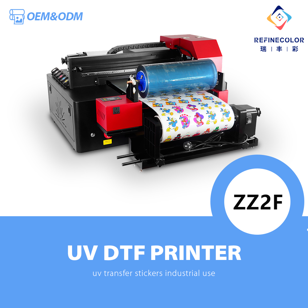 Commercial Dtf Printing - Промышленный УФ-принтер Refinecolor A3+ с двумя