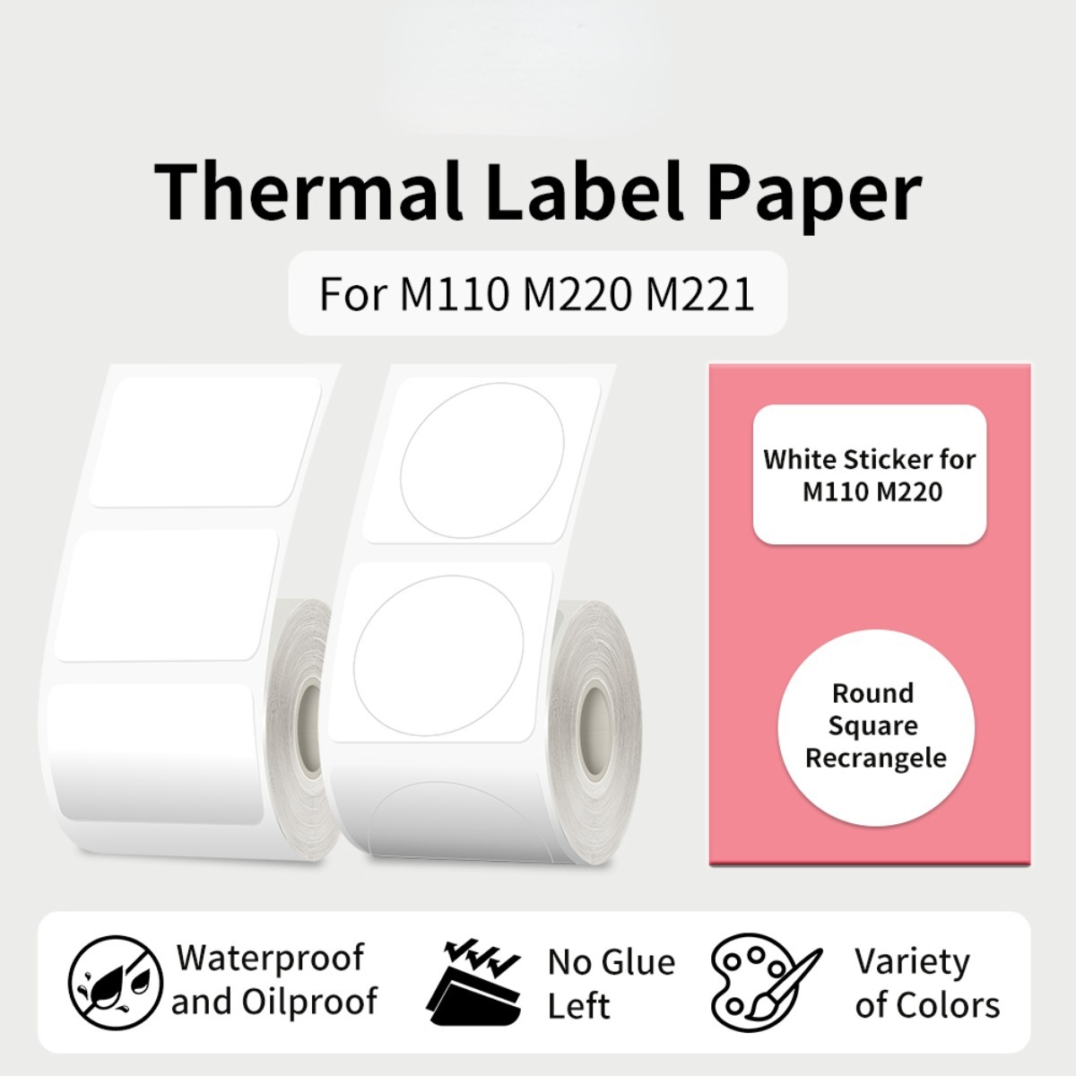 Commercial Label Printing Machine - Термобумага для изготовления этикеток, бумага M110,
