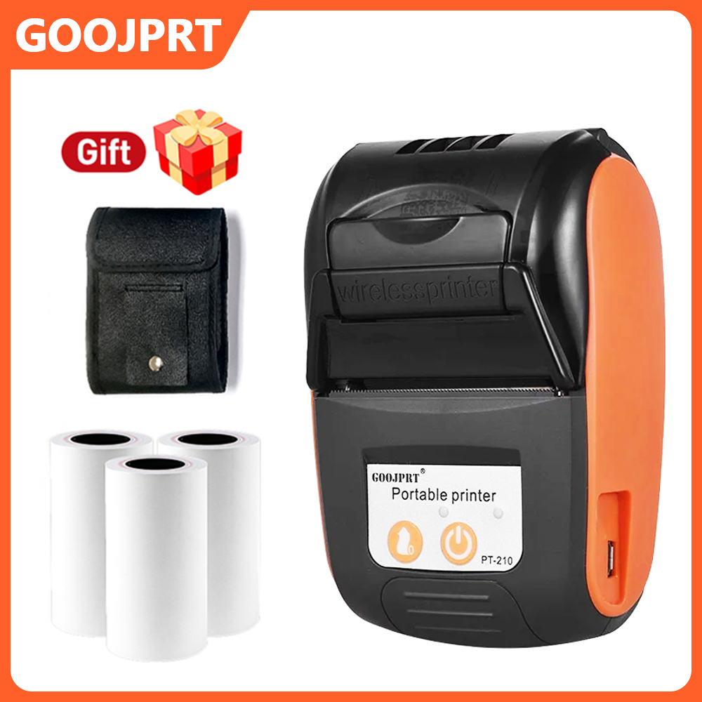 Commercial Label Printing Machine - Мини-портативный термопринтер для чеков POS, беспроводной