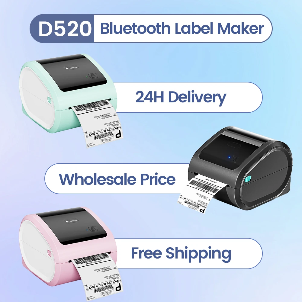 Беспроводной принтер Bluethoot – обзор и цена Commercial Label Printing Machine