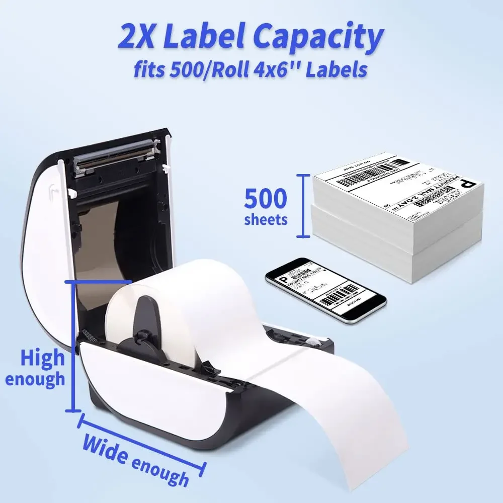Беспроводной принтер Bluethoot – обзор и цена Commercial Label Printing Machine