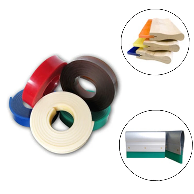 Резиновый ракель для шелкограф – обзор и цена Screen Printing Squeegee