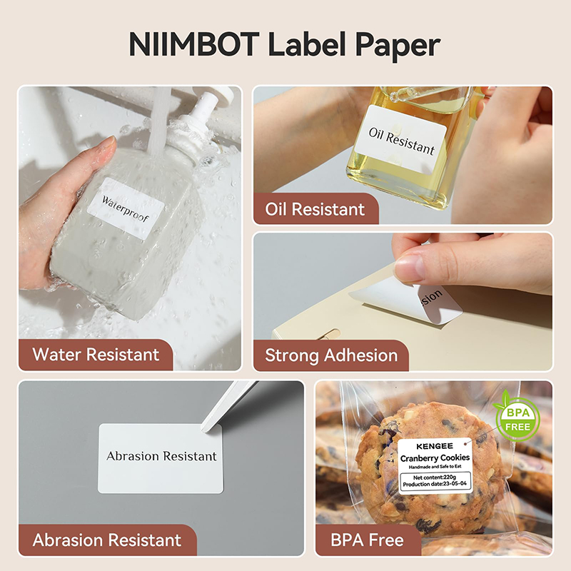 Niimbot 1/3/10 рулонов, белая  – обзор и цена Commercial Printing Inc