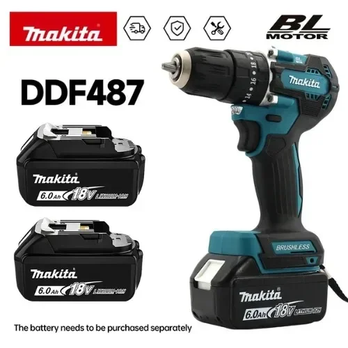 Аккумуляторная ударная дрель-ш – обзор и цена Makita Drill Ddf484