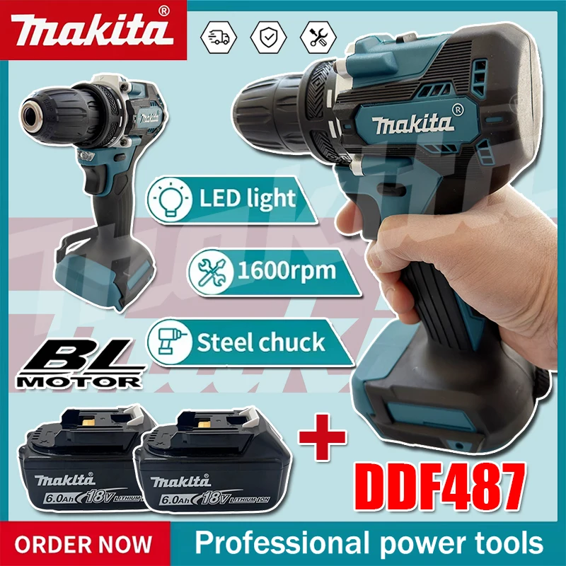 Бесщеточная электрическая отве – обзор и цена Makita Drill Ddf484